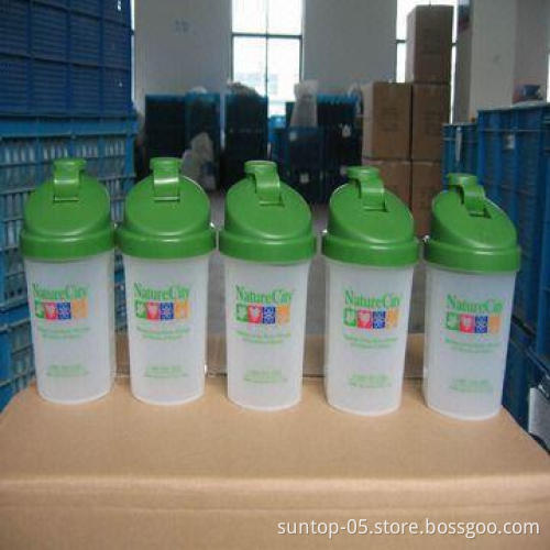 500mL plastic bottle in PP material, BPA-free